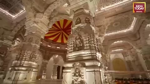 Ram Mandir: Watch First Look Of Grand Ram Mandir | Ayodhya Ram Mandir //