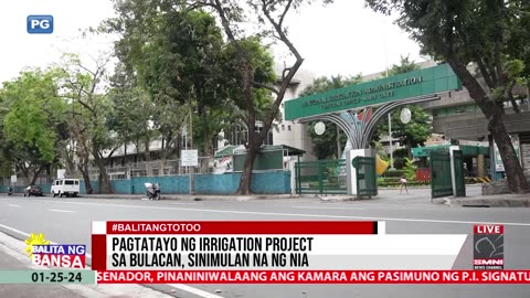 Pagtatayo ng irrigation project sa Bulacan, sinimulan na ng NIA