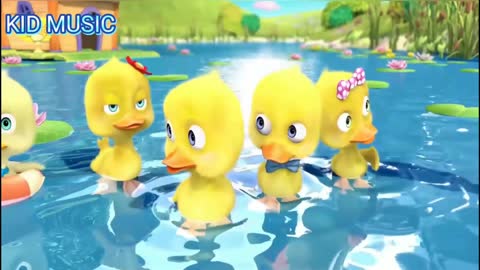 Five little duck song