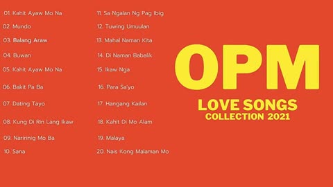 PINOY LOVE SONGS 2021