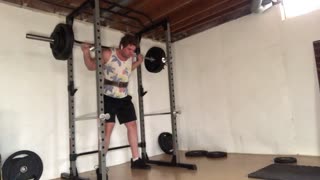 255x5 Pause Squats