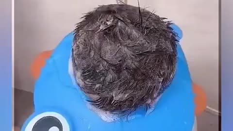 washing hair