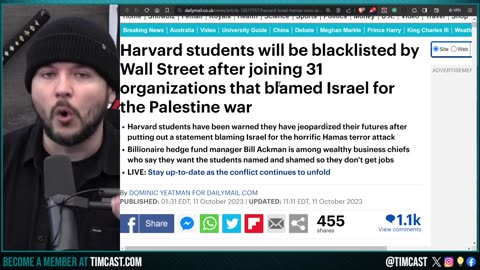 Woke College Students PANIC After Being BLACKLISTED From Wall Street Over Supporting Hamas