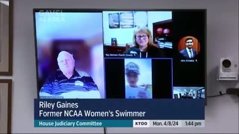 Riley Gaines NUKES Woke Dem On Transgender Athletes Competing In Women's Sports