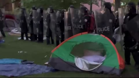 Police taking tents down at University of Pennsylvania encampment on Day 16