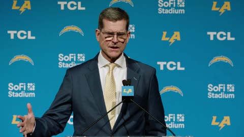Best Of Jim Harbaugh's Introductory Press Conference | LA Chargers
