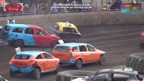 1600 cc Banger Racing Crashes