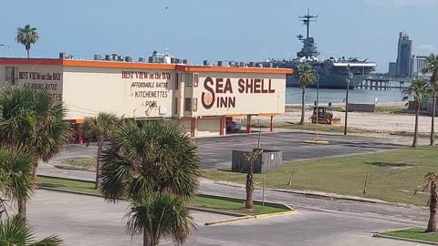 North Beach Corpus Christi USS Lexington