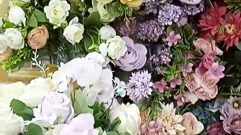 Go to the supermarket. Hunt for flower arrangements for the home. which one is good??