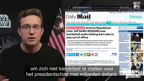 Deep State wil Kari Lake omkopen met blanco chequeKate weigert miljard dollar zwijggeld (Dutch Subs)