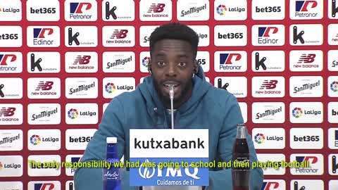 Inaki Williams discusses his progress with Athletic Bilbao