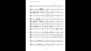 Johannes Brahms – Andante, Op. 5 (Clarinet Choir + Piccolo & 2 Flutes)