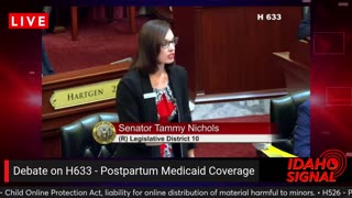 H633 debate on the Senate floor tackles expanding medicaid coverage at taxpayer expense