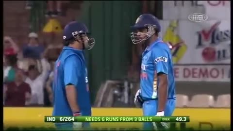 M S Dhoni 112 meter six