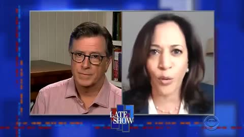 Kamala Harris Endorses Violent Protests with Stephen Colbert
