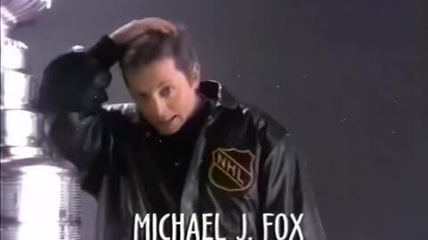 Michael J Fox in a 1990s Stanley Cup promo