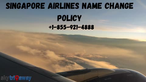 Airlines Name Change Policy