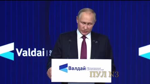 Putin: 'The collapse of the Soviet Union destroyed the balance of forces.'