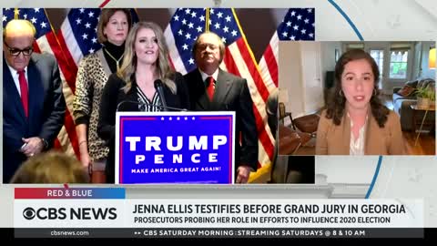 Trump legal adviser Jenna Ellis appears before special grand jury in 2020 election probe