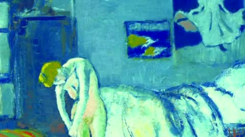 Experts eager to identify the man behind Picasso's "Blue Room"