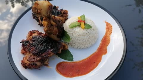 African Plating Inspired by French cuisine