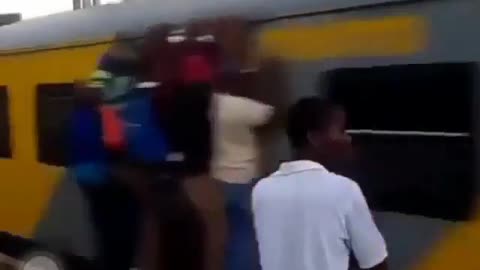beware of the train