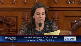 Rep. Stefanik Blows Apart Schiff’s Impeachment Narrative: No Bribery, No Quid Pro Quo, No Treason