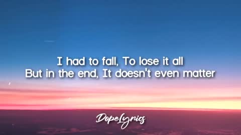 In The End - Linkin Park (Lyrics)