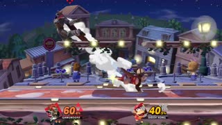 Ganondorf Vs Diddy Kong on Town And City (Super Smash Bros Ultimate)