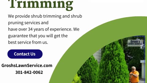 Shrub Trimming Hancock Maryland Landscape Company