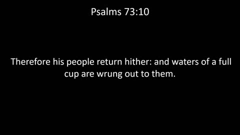 KJV Bible Psalms Chapter 73