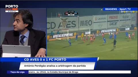 António Perdigão esclarece lance do golo do FC Porto frente ao Desp. Aves