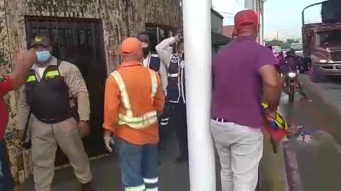 A golpes termina protesta de peajes en Cartagena