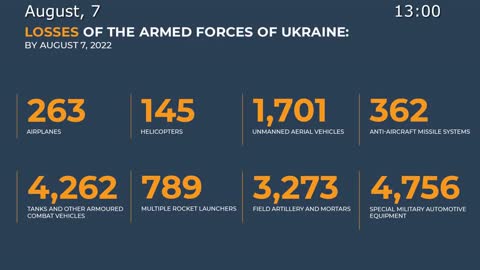 🇷🇺🇺🇦 August 7, 2022, The Special Military Operation in Ukraine Briefing by Russian Defense Ministry