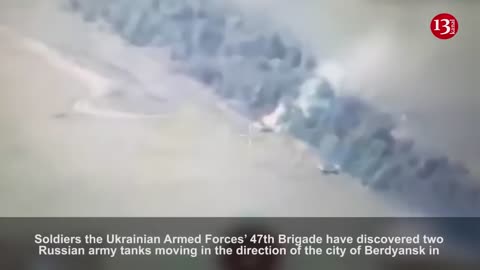 Ukrainian army shows how they “hunt” Russian tanks with Germany-provided SMArt 155 projectile