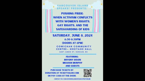 Vancouver Island Speaks - Cowichan - June 8th, 2024