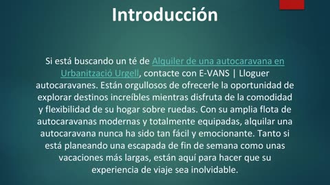 Mejores Alquiler de una autocaravana en Urbanització Urgell