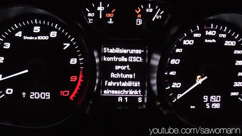 Audi R8 Coupé V10 5.2 FSI 525 HP: 0-100 km/h,0-200 km/h!…