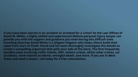 Abilene personal injury lawyer