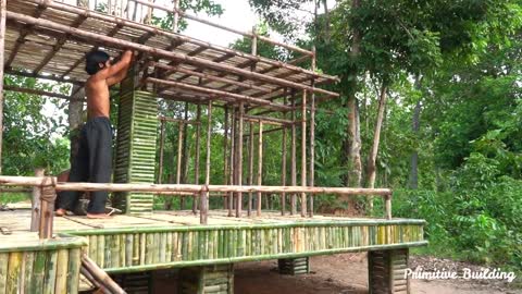 Building The Most Creative Luxury Villa By Bamboo In Jungle