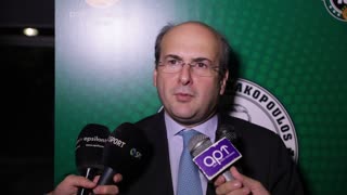 Mr Chatzidakis about the Pavlos Giannakopoulos tournament