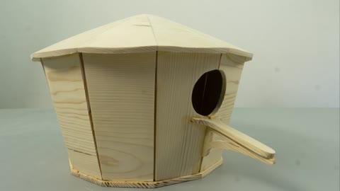 Making amazing wooden bird house