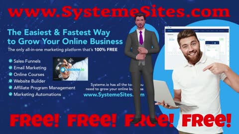 FREE SYSTEME.IO ONLINE BUSINESS WEBSITE WITH AUTORESPONDER