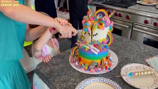 Chloe's 7th Birthday... Look At That Cake!
