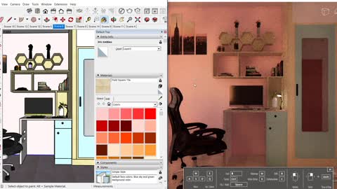 sketchup to enscape render setting