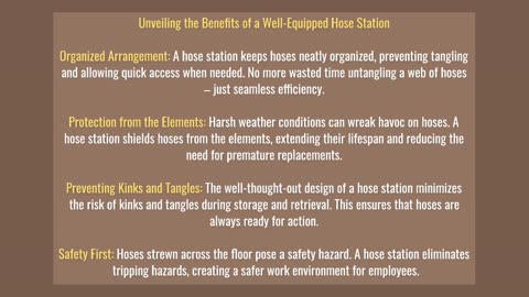 The Ultimate Guide to Hose Stations