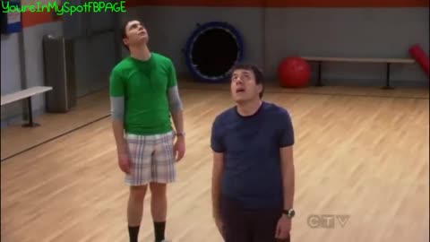 Basketball With Sheldon And Kripke - The Big Bang Theory