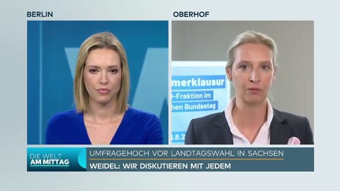 Alice Weidel WÜTEND im WELT-Interview- Abrechnung mit CDU und FDP