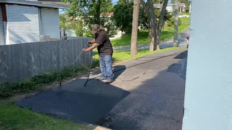 Professional Asphalt Spray Sealing: “The Bright Skinny Sealed One” Top Coats Pavement Maintenance