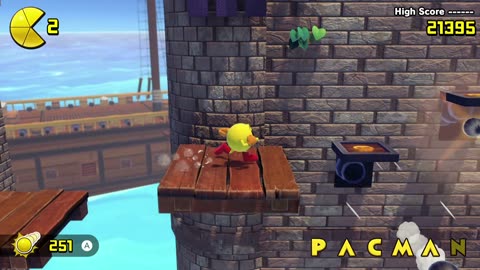 Pacman World, Re-pac, Part 3, Crazy Cannonade.